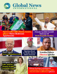 Global News International Magazine Cover