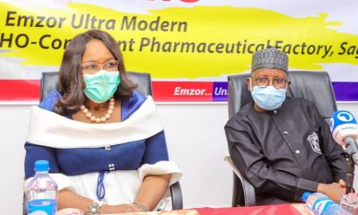 Health Ministry Perm Sec Visits Emzor Pharmaceuticals Ultra-Modern Factory
